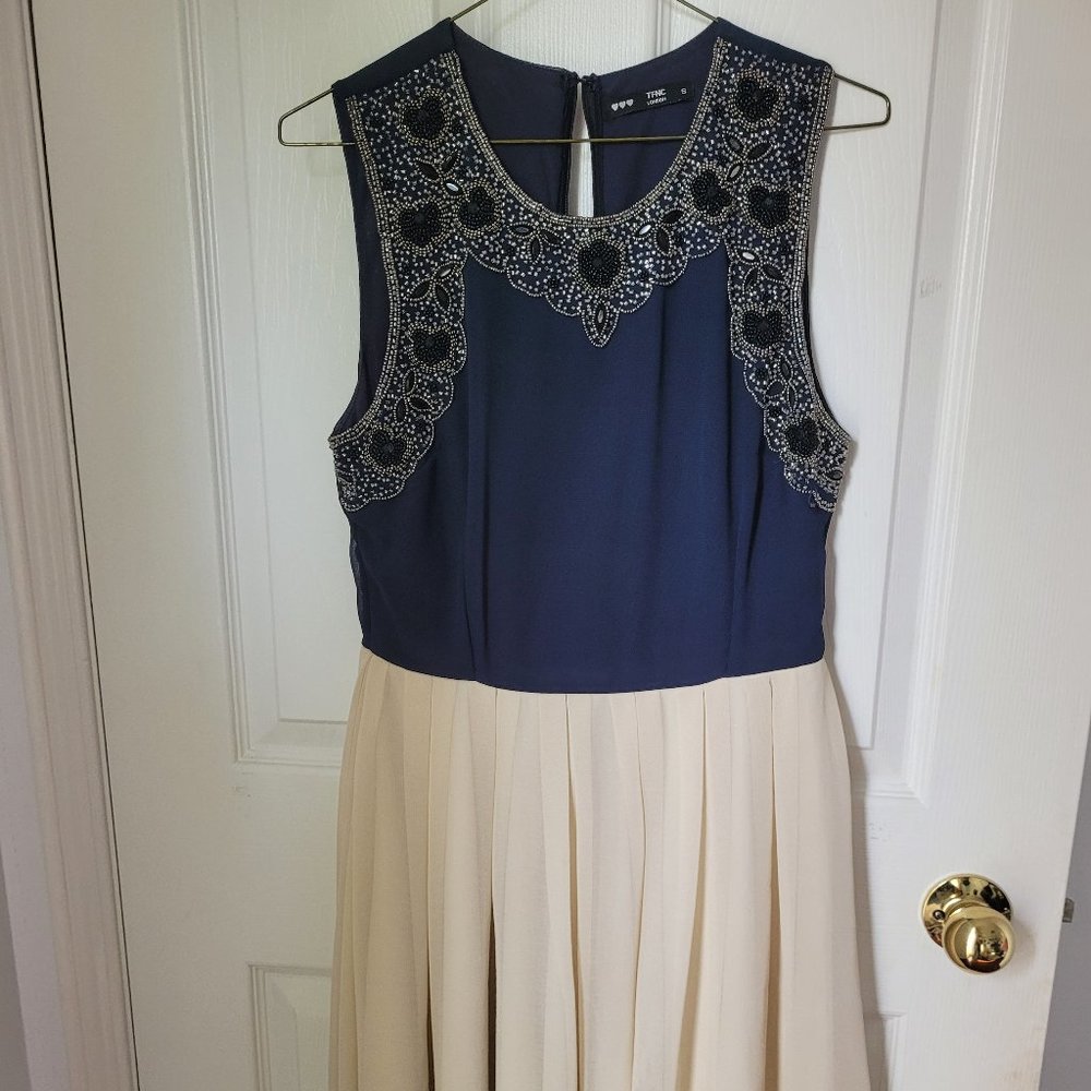 Chiffon Wedding Guest Dress, Size Small